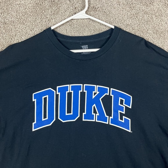 Duke University Black Short Sleeve T-Shirt Mens‎ XL Blue Devils TRT Classics - Picture 2 of 6
